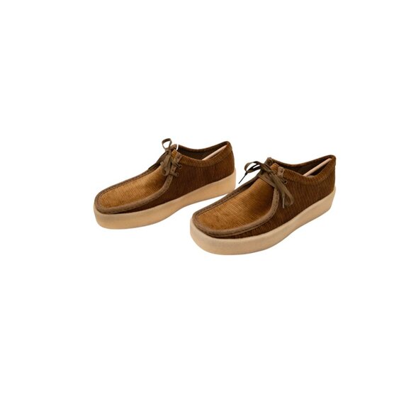 Clarks Tan Corduroy Sneakers - Picture 6 of 12
